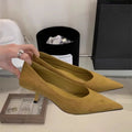 Damen spitze Pumps mit elegantem Absatz R&B