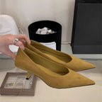 Damen spitze Pumps mit elegantem Absatz R&B