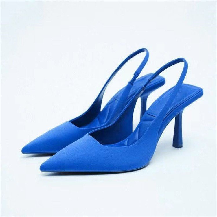 Damen Slingback-Pumps mit spitzem Zehenbereich und elegantem Absatz R&B