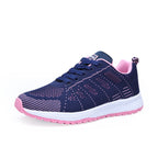 Damen Sportliche Laufschuhe mit atmungsaktiver Oberflächenstruktur und rutschfester Sohle R&B