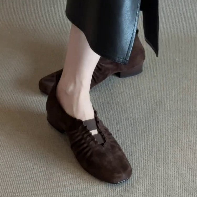 Damen klassische Mokassins mit weichem Innenfutter und modischem Schnürdesign R&B