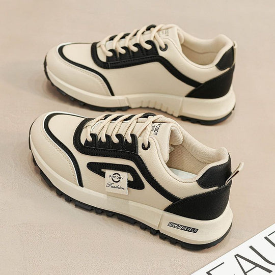Damen sportliche Sneakers mit rutschfester Sohle und gepolstertem Innenleben R&B