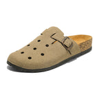 Damen Komfortable Clogs mit verstellbarem Riemen und atmungsaktiver Oberflächenstruktur