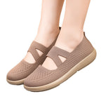 Damen Komfortable Slip-On Schuhe mit elastischen Einsätzen R&B