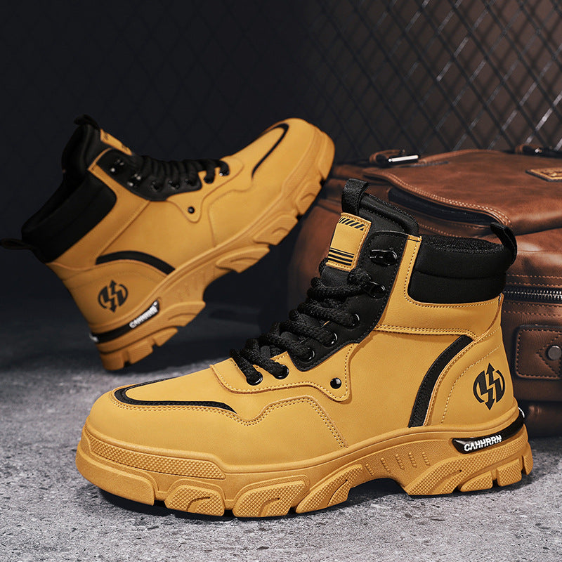 Damen Elegante und robuste High-Top Sneakers mit rutschfester Sohle und atmungsaktivem Obermaterial R&B