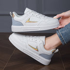 Damen Sportliche Sneakers mit eleganter Akzentfarbe