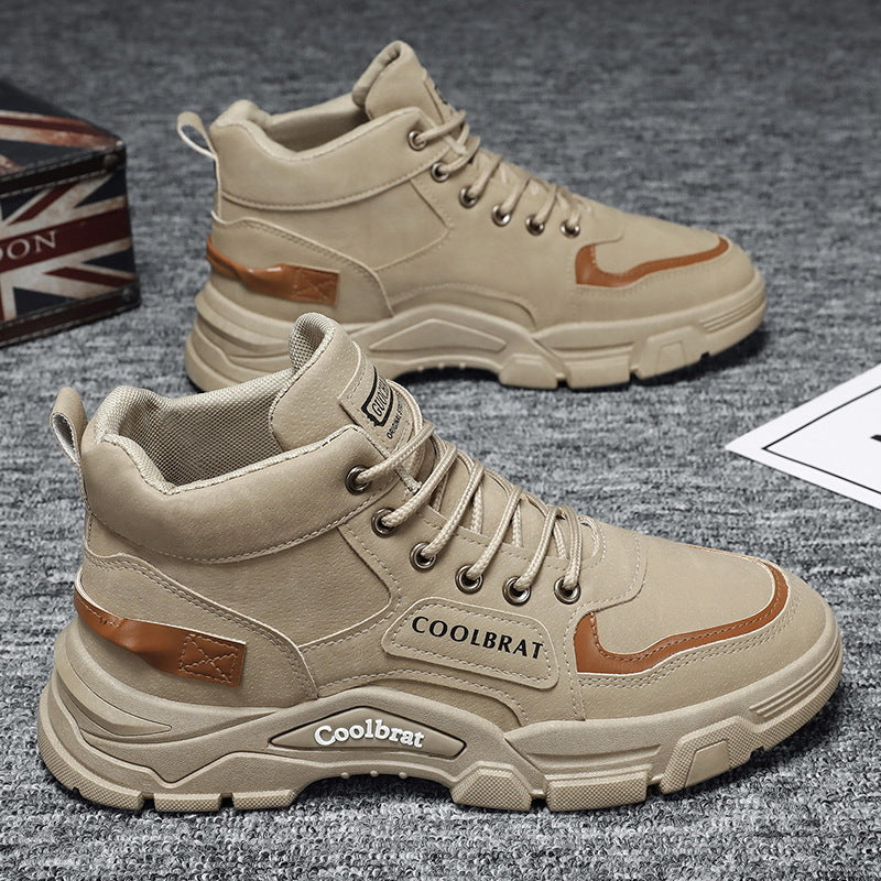 Damen Sportliche High-Top Sneakers mit Wärmeisolierung und rutschfester Sohle