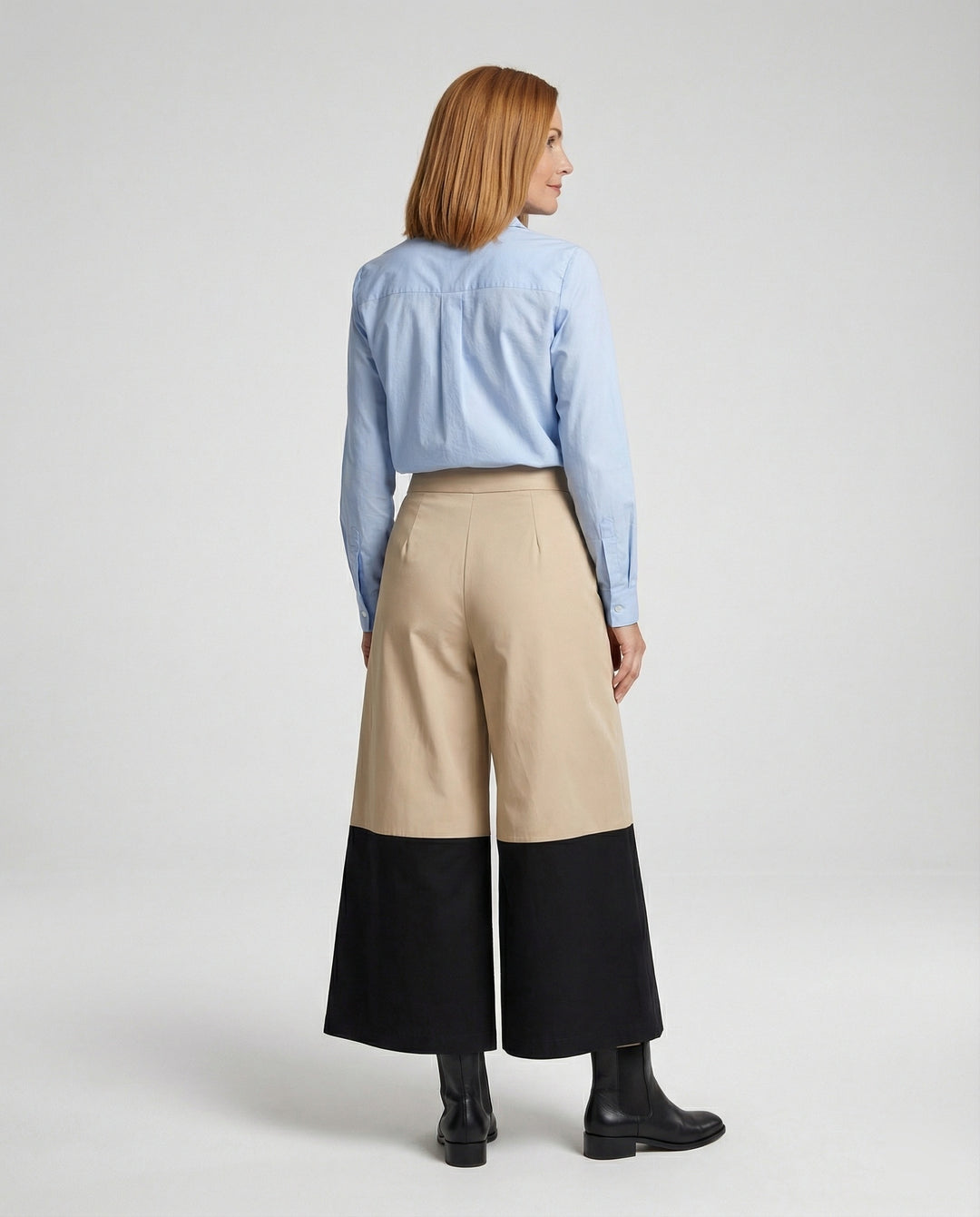 Damen Culotte Hose weit
