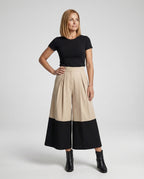 Damen Culotte Hose weit
