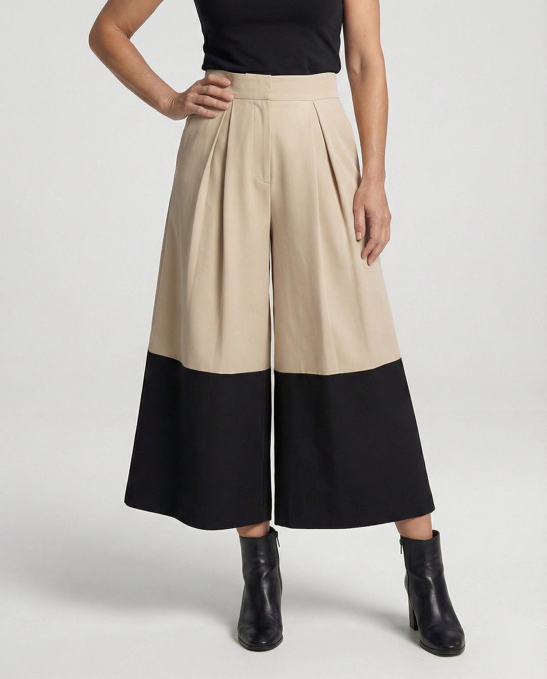 Damen Culotte Hose weit