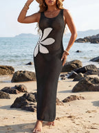 Damen luftiger Häkel-Strandkleid R&B