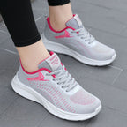 Damen Hochleistungs-Laufschuhe mit atmungsaktivem Mesh-Obermaterial und gepolsterter Sohle R&B