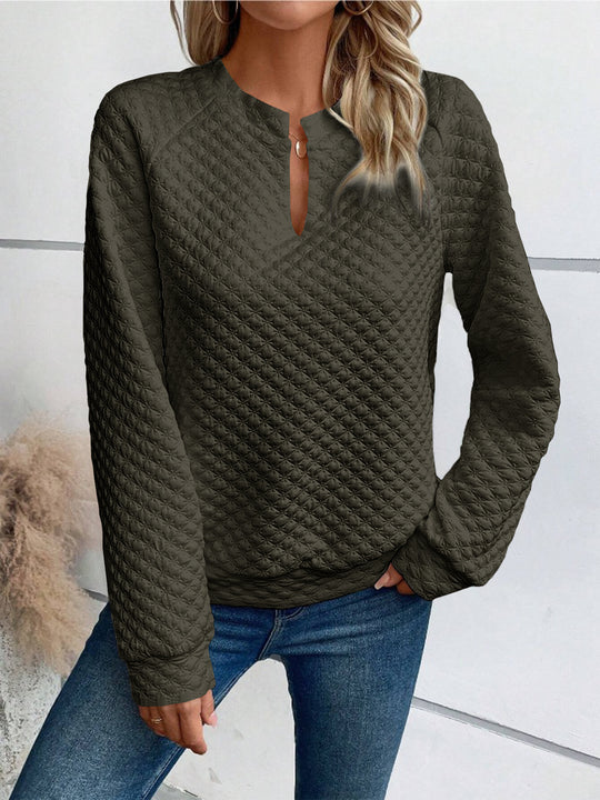 Damen Quilted Pullover R&B