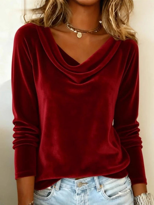 Damen elegante Viskose Bluse R&B