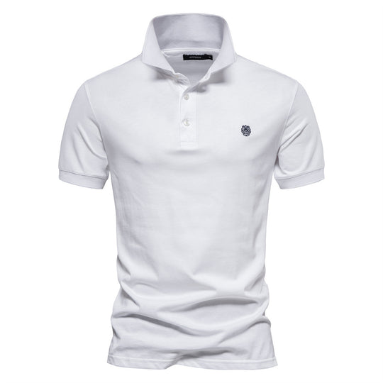 Herren Polo-Shirt mit feiner Piqué-Struktur und klassischem Kragen R&B