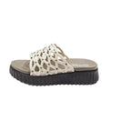 Damen Bequeme Riemchen-Sandalen mit dekorativem Netzmuster und rutschfester Sohle EB