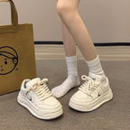 Damen modische Plattform-Sneaker mit innovativer Sohlenkonstruktion R&B
