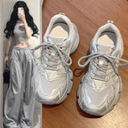 Damen Sportliche Laufschuhe mit atmungsaktiver Netzstruktur und dämpfender Sohle R&B