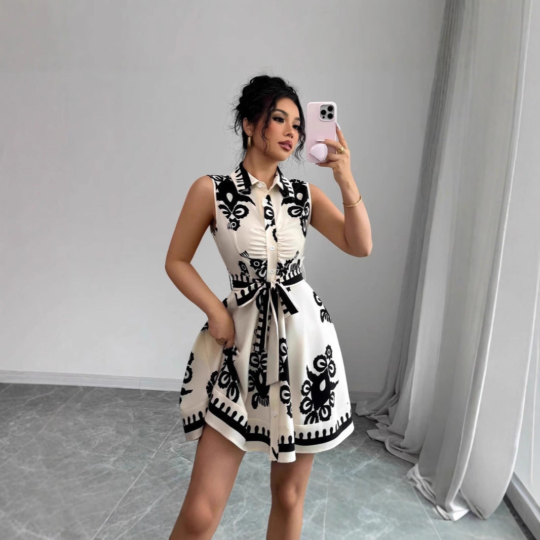 Damen Sommerkleid mit tailliertem Schnitt R&B