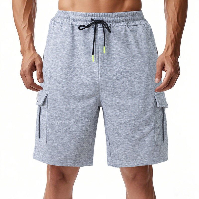 Herren funktionale Sportshorts mit praktischen Seitentaschen und elastischem Bund R&B