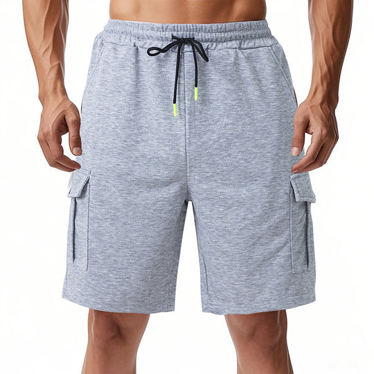 Herren funktionale Sportshorts mit praktischen Seitentaschen und elastischem Bund R&B