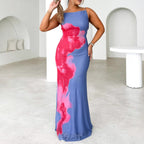 Damen Maxikleid mit schickem floralem Muster und elegantem Schnitt R&B