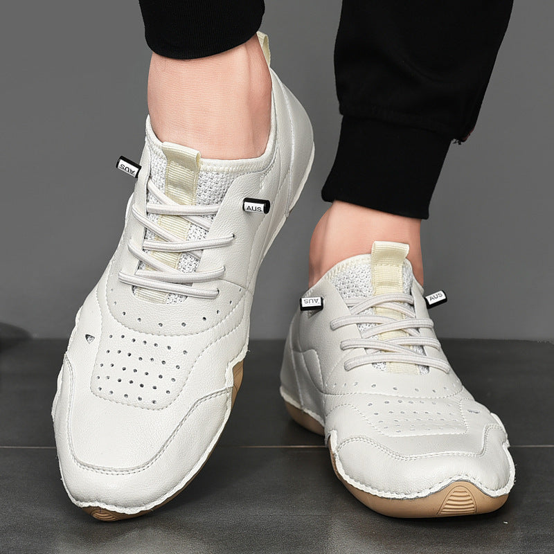 Herren Sportliche Freizeitschuhe aus atmungsaktivem Leder mit rutschfester Sohle R&B