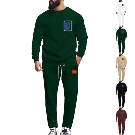 Herren Bequemer Freizeitanzug mit modischem Design und praktischen Taschen R&B