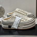 Damen Plateau Sneakers im Street-Style mit modernen Textil-Details R&B