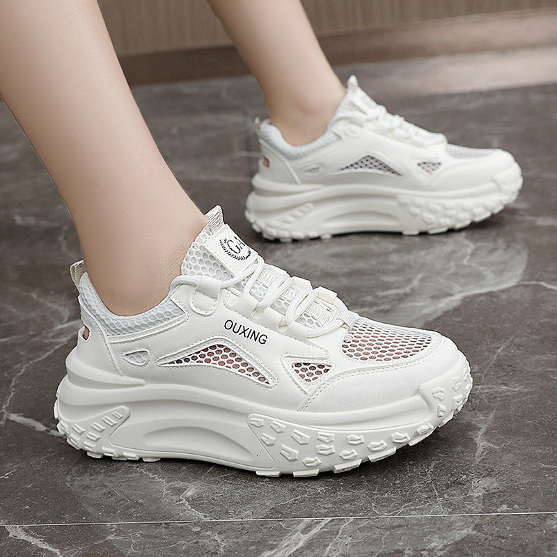 Damen Sportliche Mesh Sneakers mit dämpfendem Sohlenprofil und ergonomischem Design R&B
