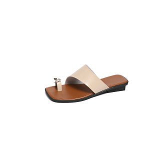 Damen modische Komfortslides mit elegantem Riemen R&B
