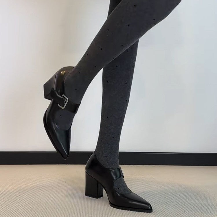 Damen Slingback-Pumps mit elegantem Schnallen-Detail R&B