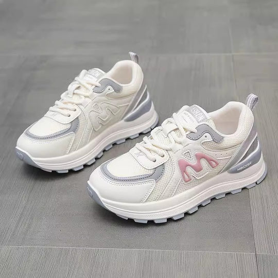 Damen Sneakers mit atmungsaktivem Mesh-Obermaterial und dämpfender Laufsohle R&B