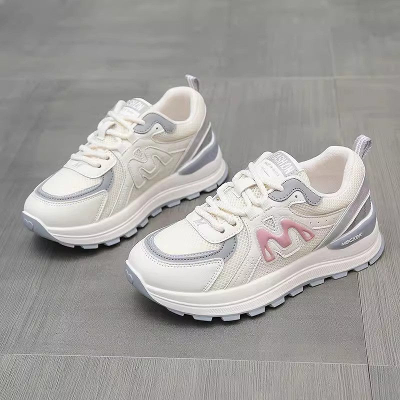 Damen Sportliche Sneakers mit atmungsaktiven Mesh-Elementen und ergonomischer Dämpfung R&B