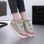 Damen modische Sneakers mit elastischen Schnürsystem und atmungsaktiver Oberfläche R&B