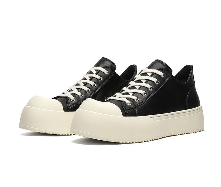 Damen modische Plateau-Sneaker mit verstärktem Zehenschutz und hochgradig rutschfester Sohle R&B