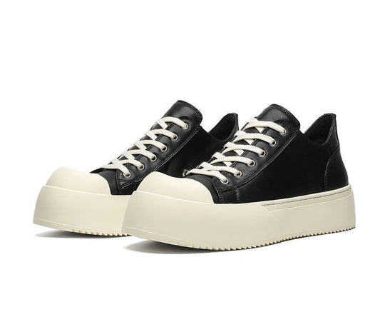 Damen modische Plateau-Sneaker mit verstärktem Zehenschutz und hochgradig rutschfester Sohle R&B