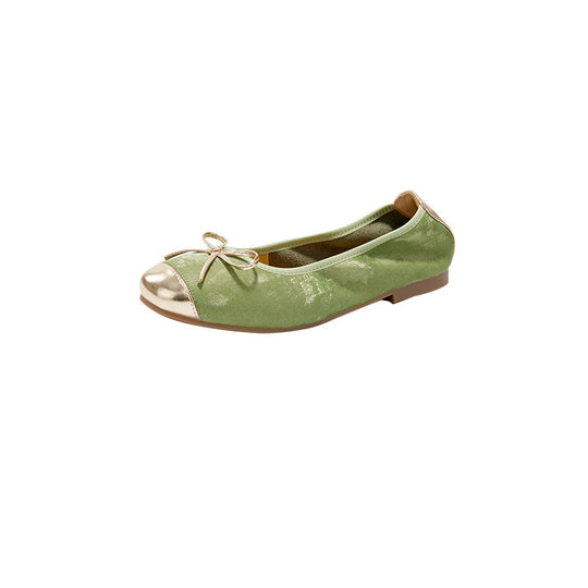 Damen elegante Ballerinas mit dekorativer Schleifenverzierung und hochwertigem Obermaterial R&B
