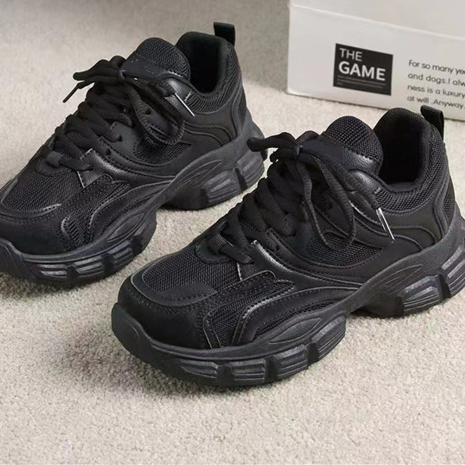 Damen Sportliche Sneakers mit atmungsaktiver Struktur und stoßdämpfender Sohle R&B