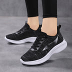 Damen Sportliche Sneakers mit dämpfender Sohle und atmungsaktivem Obermaterial