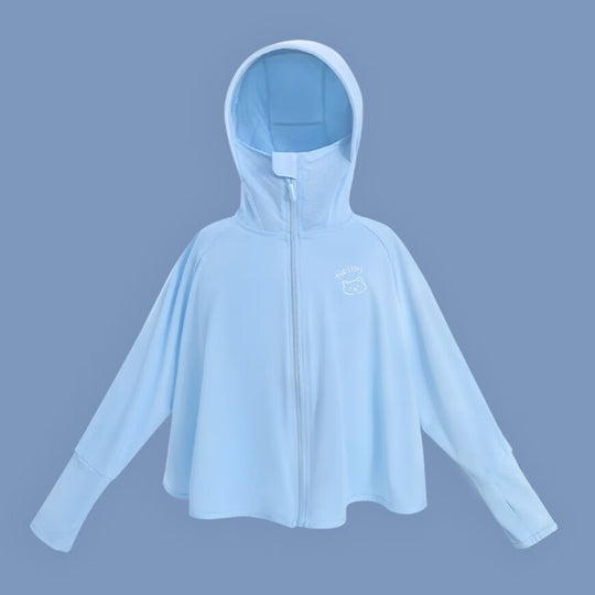 Damen atmungsaktive Sonnenschutzjacke mit Reißverschluss R&B