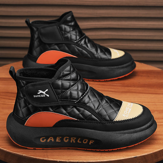 Damen modische Winterstiefel mit strapazierfähigem Obermaterial und rutschfester Sohle R&B