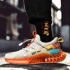 Damen Hochleistungs-Sneaker mit innovativem Dämpfungssystem und rutschfester Sohle R&B