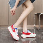 Damen Sportliche Sneaker mit atmungsaktiver Mesh-Oberfläche und farbenfrohem Design R&B