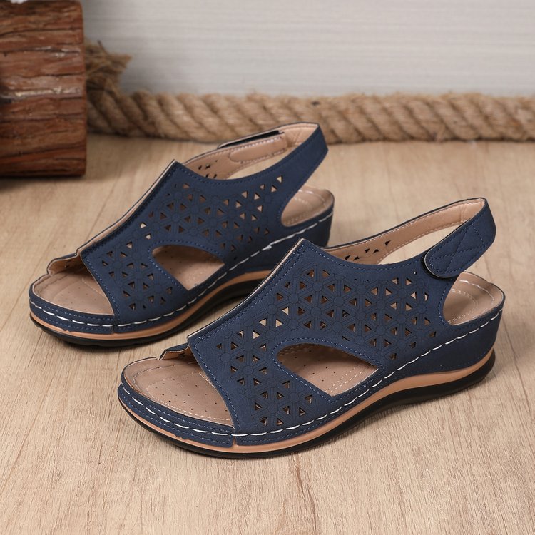 Damen Atmungsaktive Sandalen mit elegantem Cut-Out-Design und anatomischem Fußbett R&B