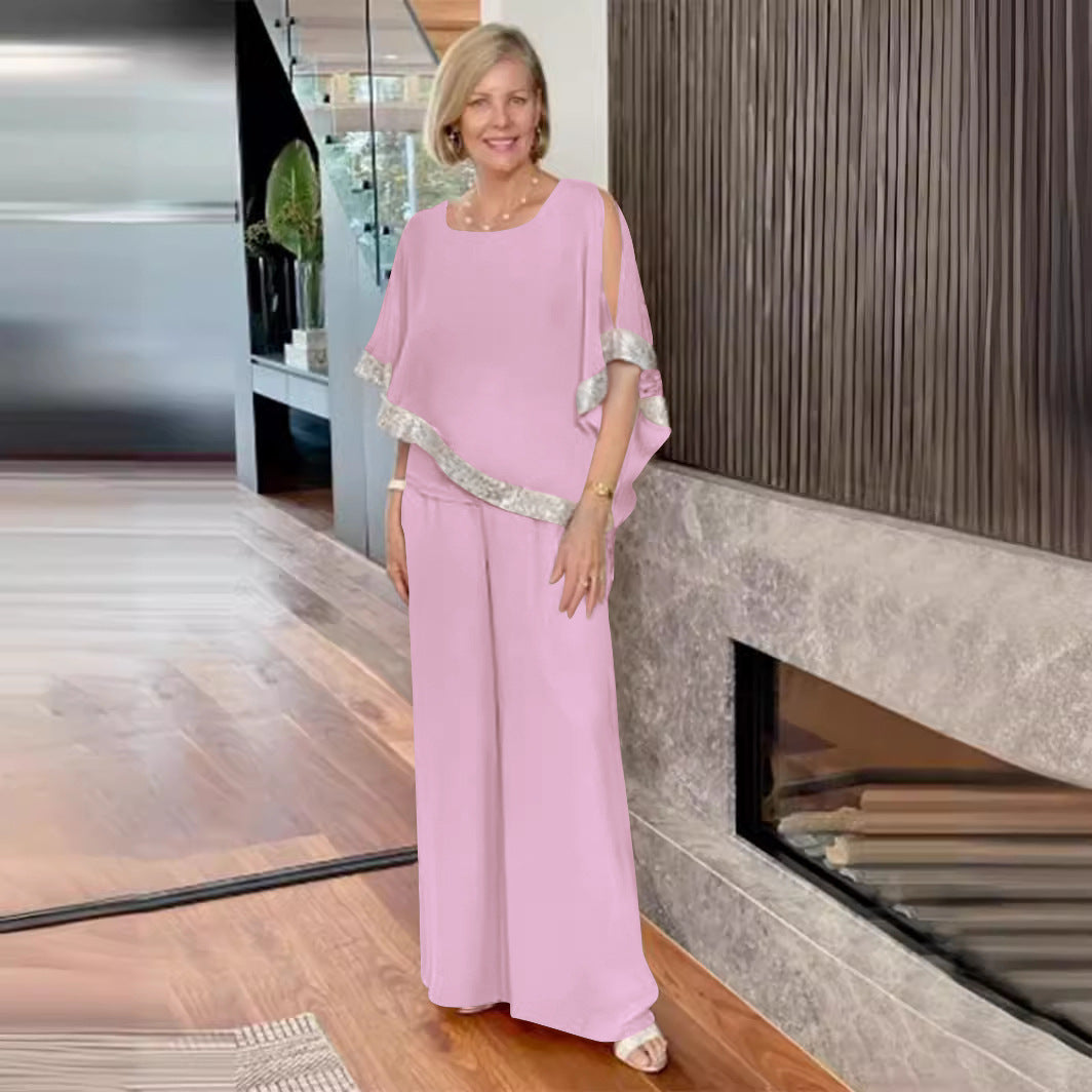 Damen Elegant geschnittenes Zweiteiliges Ensemble R&B