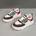 Damen Modische Chunky Sneakers mit robuster Profilsohle und atmungsaktiver Obermaterialstruktur R&B