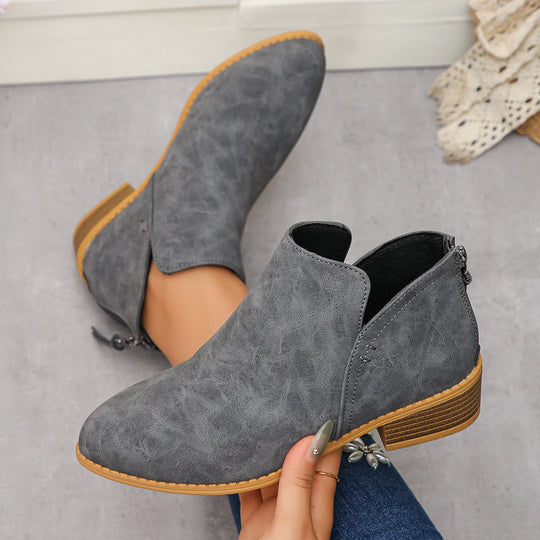 Damen Chelsea-Stiefel mit seitlichem Reißverschluss und komfortabel gepolsterter Innensohle R&B