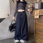 Damen Weite Jeans mit elegantem Schnitt und lässiger Passform R&B