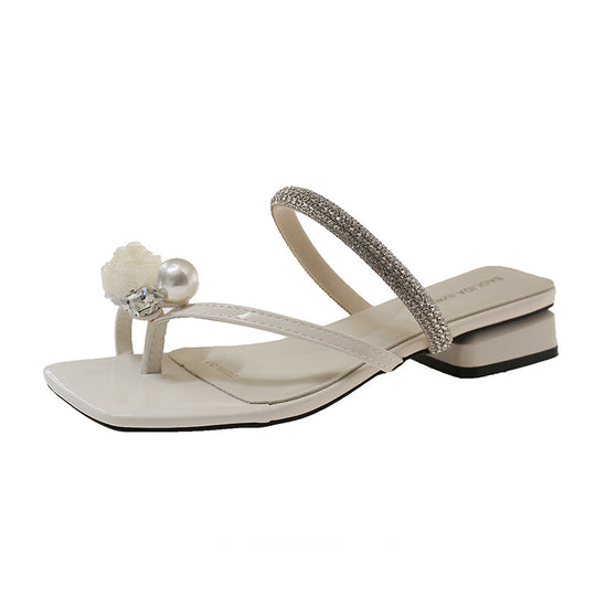 Damen Glamouröse Riemchen-Sandalen mit funkelnden Details R&B